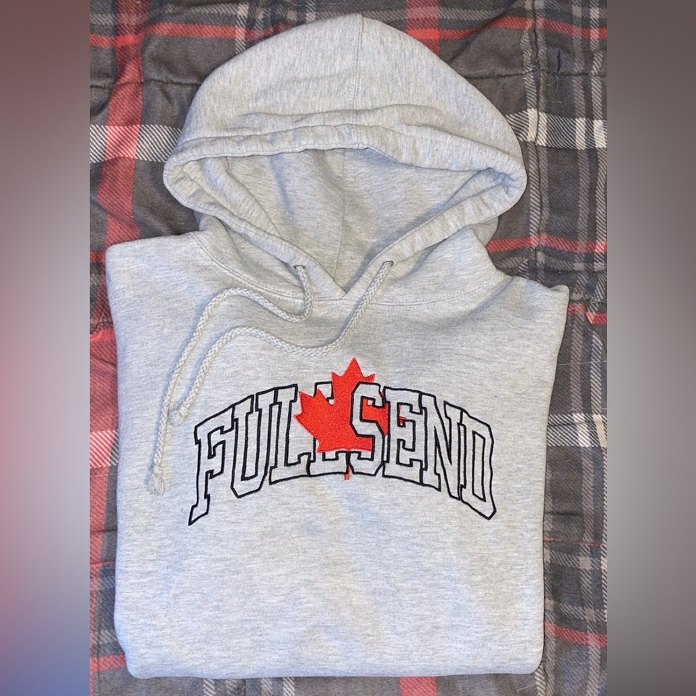 Nelkboys Fullsend Varsity ‘Oh Canada’ Hoodie Size Medium